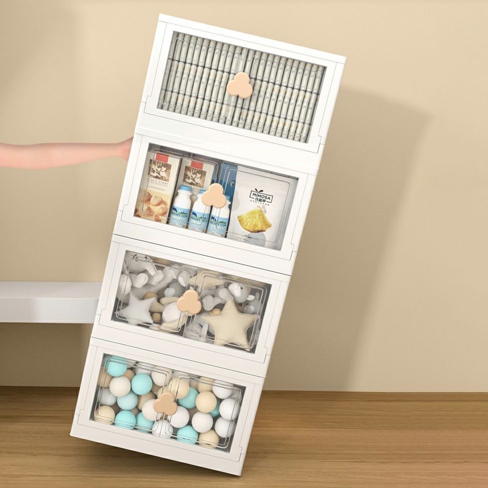 Armoire de rangement à charnière contemporaine Armoire en plastique