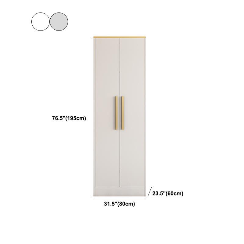 Contemporary Style Wardrobe Wooden Wardrobe Closet with Drawer Clearhalo 'Armoires & Wardrobes' 'armoires_wardrobes' 'Bedroom Furniture' 'furn' 'furn_armoires_wardrobes' 'Furniture' 1200x1200_de6bdeab-3691-4f43-9b82-f30055fa56b2