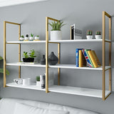 Estantería de Etagere con estanterías montadas en la pared estantería de metal para la oficina en casa