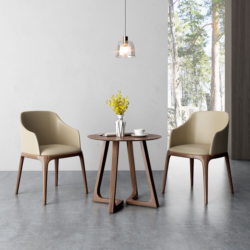 Contemporary Style Wooden Dining Chairs Dining Arm Side Chairs for Kitchen Clearhalo ' kitchen&dining_furn' 'Dining Chairs' 'Dining Tables & Seating' 'dining_chair' 'furn' 'furn_dining_chair' 'Furniture' 'furniture_dining_chair' 'Kitchen & Dining Furniture' 'kitchen' 1200x1200_de6f9b01-6268-4d2b-9ac7-9e47acd2f2a1