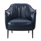 33.85" L x 31.49" W x 31.49" H Faux Leather Barrel Accent Chair for Bedroom Clearhalo 'Accent Chairs' 'accent_chairs' 'Chairs & Seating' 'furn' 'furn_accent_chairs' 'Furniture' 'furniture_accent_chairs' 'Living Room Furniture' 1200x1200_de730d26-c484-4a7e-8edf-60ba14b66e56