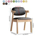 Contemporary Wooden Dining Arm Chair Open Back Single Dining Side Chair Clearhalo ' kitchen&dining_furn' 'Dining Chairs' 'Dining Tables & Seating' 'dining_chair' 'furn' 'furn_dining_chair' 'Furniture' 'furniture_dining_chair' 'Kitchen & Dining Furniture' 'kitchen' 1200x1200_de73681e-0aaa-470a-8395-3cbed215c204