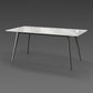 Sintered Stone Top Dining Table Rectangle Table with Metal Base and 4 Legs Clearhalo ' dining_table' 'Dining Tables & Seating' 'Dining Tables' 'furn' 'furn_dining_table' 'Furniture' 'furniture_dining_table' 'Kitchen & Dining Furniture' 'kitchen&dining_furn' 'kitchen' 'kitchen_dining_table' 1200x1200_de74b02f-f9a0-4580-9126-ec00feca52e3
