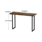 Contemporary Rectangle Bar Dining Table Wood Sled Bar Height Table in Brown Clearhalo 'Bar Furniture' 'Bar Tables' 'bar_tables' 'furn' 'furn_bar_tables' 'Furniture' 'furniture_bar_tables' 'Kitchen & Dining Furniture' 'kitchen&dining_furn' 'kitchen' 1200x1200_de781230-7156-4c0a-9986-4bb71078519a