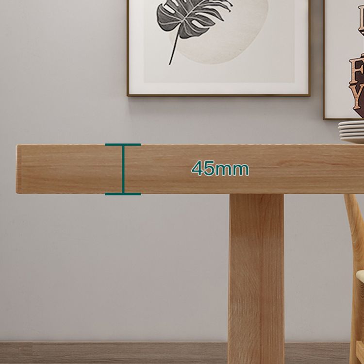Contemporary Dining Set 1/4/5 Pcs Solid Wood Dining Table and Chairs Clearhalo 'Dining Room Sets' 'Dining Tables & Seating' 'dining_room_set' 'furn' 'furn_dining_room_set' 'Furniture' 'Kitchen & Dining Furniture' 1200x1200_de79d330-45a6-47fd-9331-b7075a248847