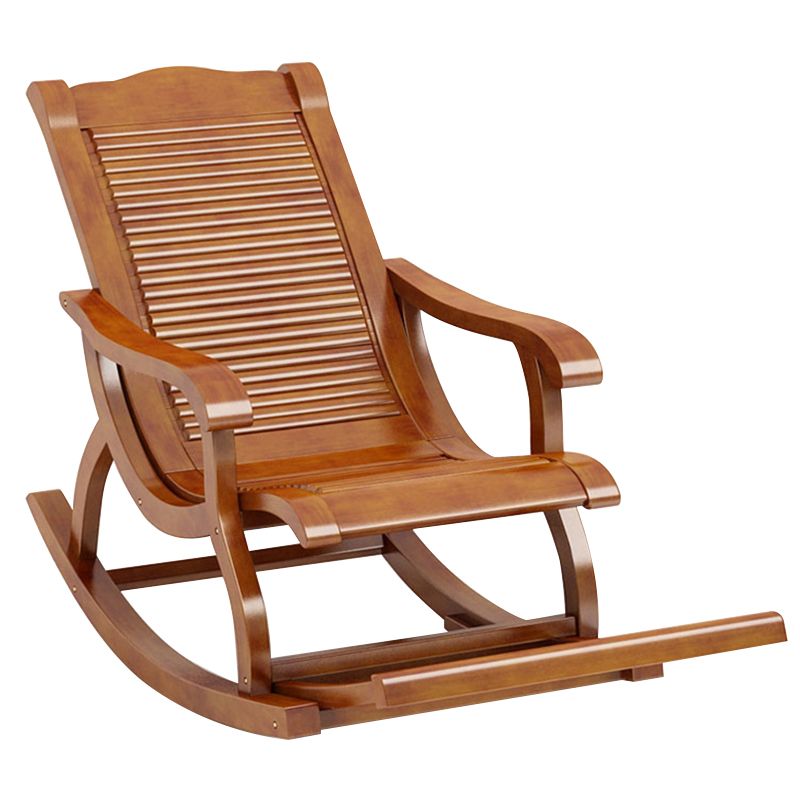 Mid-Century Modern Recliner Chair Solid Wood Recliner Chair for Living Room Clearhalo 'Chairs & Seating' 'furn' 'furn_rocking_chairs' 'Furniture' 'Living Room Furniture' 'Rocking Chairs' 'rocking_chairs' 1200x1200_de7eff7f-21f4-4bd4-a4c6-a75033e1b858