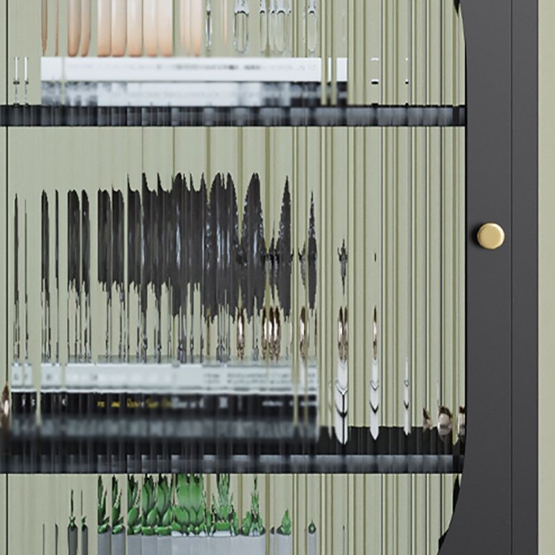 20 "brede ijzeren dressoir moderne glazen deuren kasten eetserver voor woonkamer