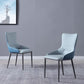 Contemporary Kitchen Chairs Dining Arm Side Chairs with Metal Legs