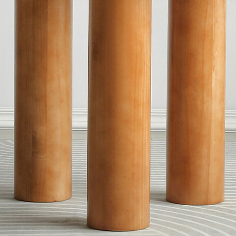 Mesa de comedor moderna de madera maciza mesa de comedor de 3 pies para uso doméstico