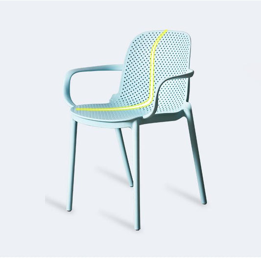 Contemporary Style Plastic Dining Chair Dining Stackable Chairs for Kitchen (Set of 4) Clearhalo ' kitchen&dining_furn' 'Dining Chairs' 'Dining Tables & Seating' 'dining_chair' 'furn' 'furn_dining_chair' 'Furniture' 'furniture_dining_chair' 'Kitchen & Dining Furniture' 'kitchen' 1200x1200_de830519-a5ff-4685-9df9-9d233724b9b1