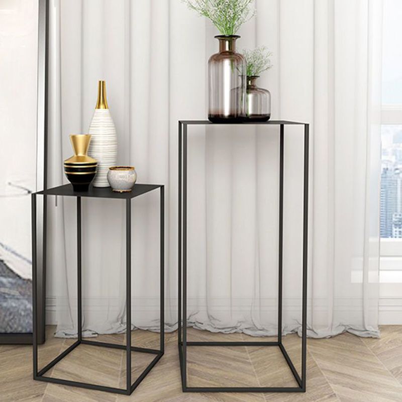 Contemporary Square Iron Side Table Simple Frame Sofa Side Table