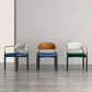 Contemporary Metal Dining Room ArmChairs Open Back Dining Side Chair for Home Use Clearhalo ' kitchen&dining_furn' 'Dining Chairs' 'Dining Tables & Seating' 'dining_chair' 'furn' 'furn_dining_chair' 'Furniture' 'furniture_dining_chair' 'Kitchen & Dining Furniture' 'kitchen' 1200x1200_de876190-658f-453e-8f39-2c462722ff3f