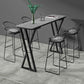 Industrial Stone Pub Table Set 1/2/5 Pieces Rectangle Indoor Bar Pub Table Set Clearhalo 'Bar Furniture' 'furn' 'furn_home_bar_bar_sets' 'Furniture' 'Home Bars & Bar Sets' 'home_bar_bar_sets' 'Kitchen & Dining Furniture' 1200x1200_de8a2d42-ef32-4c01-9f2c-cf2966afa7ad
