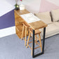 Modern Bar Wine Table with Storage Indoor Rectangle Counter Height Table in Natural Clearhalo 'Bar Furniture' 'Bar Tables' 'bar_tables' 'furn' 'furn_bar_tables' 'Furniture' 'furniture_bar_tables' 'Kitchen & Dining Furniture' 1200x1200_de8a6aa3-a240-4801-99e2-cc75dcd5e1aa