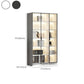 Modern Engineered Wood Bookshelf Closed Back Bookcase with Shelves