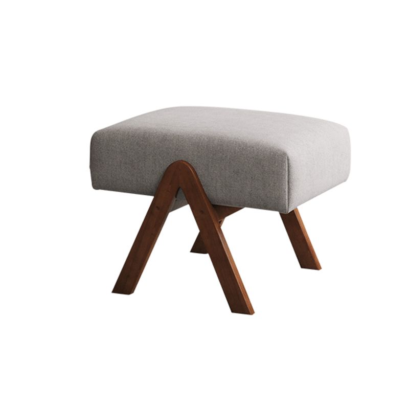 25.59 "brede accentstoel katoen blend lounge stoel met slee en kussen terug