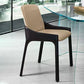 Contemporary Metal Dining Chair Upholstered Dining Side Chair for Restaurant Use