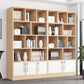 Modern Style Bookcase Engineer Wood Closed Back Bookshelf for Home