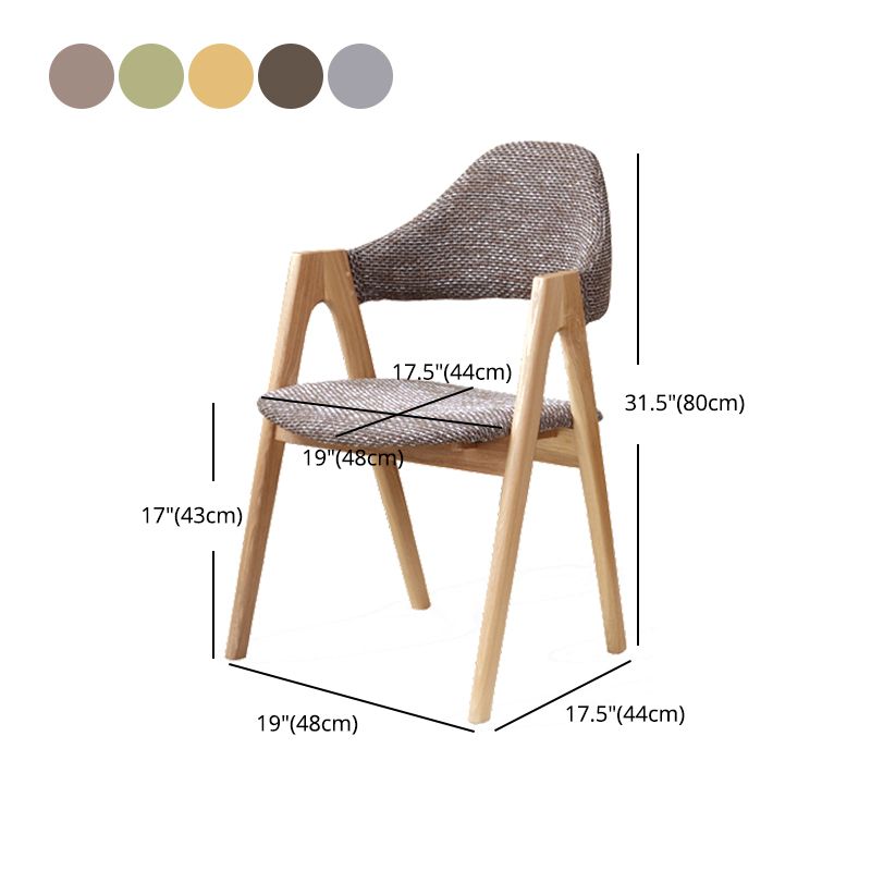 Kitchen Chairs Modern Solid Wood Armless Chairs for Dining Room Clearhalo 'Dining Chairs' 'Dining Tables & Seating' 'dining_chair' 'furn' 'furn_dining_chair' 'Furniture' 'furniture_dining_chair' 'Kitchen & Dining Furniture' 1200x1200_de92d9c4-2afc-424f-847f-8af43e23a932