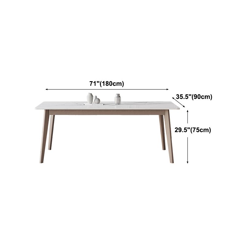 4本の脚のあるレストラン長方形のテーブルのための中世のモダンな焼結さた石のトップテーブル