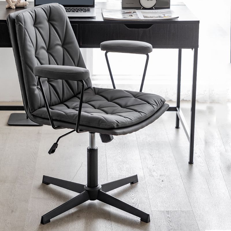 No Wheels Office Chair Contemporary Swivel Rolling Task Chair Clearhalo 'furn' 'furn_office_chair' 'Furniture' 'Office Chairs' 'Office Furniture' 'office_chair' 1200x1200_de941191-8145-4c33-a9b5-4c70adc2c53f