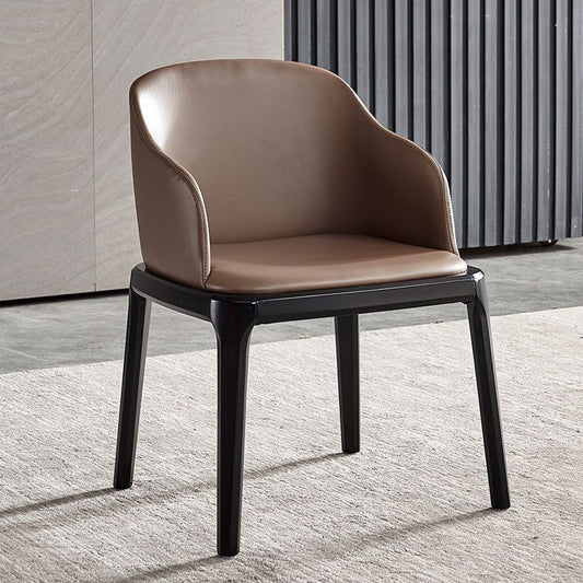 Glam Style Ash Wood Chairs Solid Back Dining Room Armchair for Kitchen Clearhalo ' kitchen&dining_furn' 'Dining Chairs' 'Dining Tables & Seating' 'dining_chair' 'Furniture' 'furniture_dining_chair' 'Kitchen & Dining Furniture' 'kitchen' 1200x1200_de949ca1-53af-495b-875a-6c01f00e0766