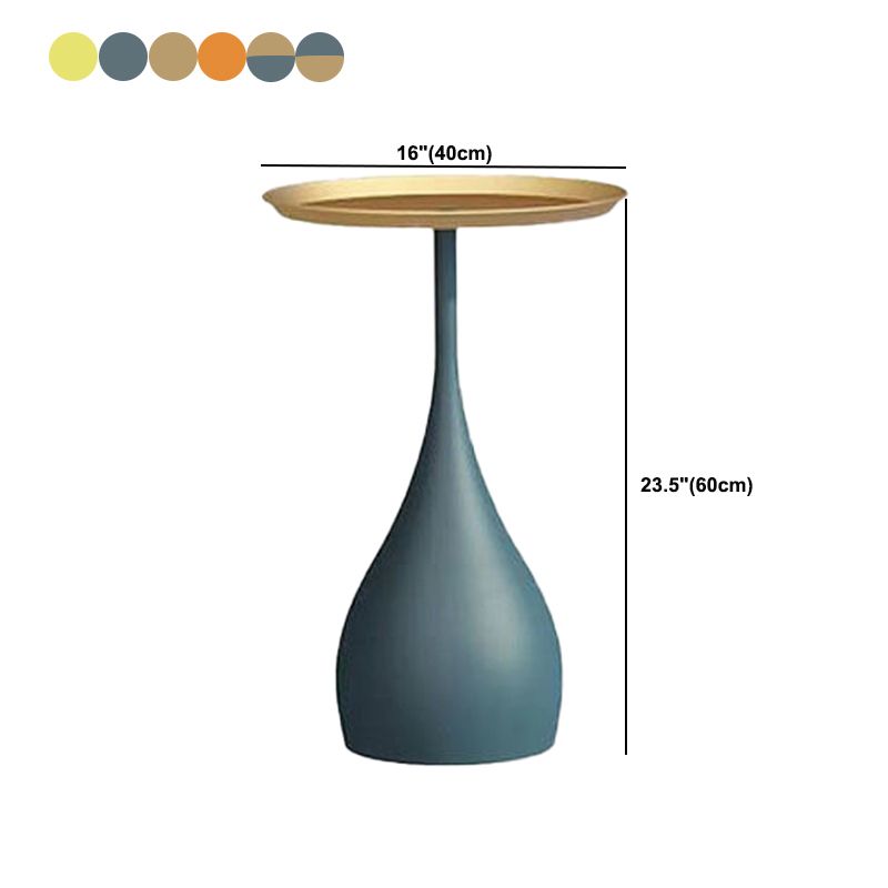 Table de base de base de base de piédestal ronde table de style moderne médiéval