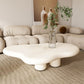 11.81" Tall Scandinavian Style Cocktail Table 4 Legs Coffee Table Clearhalo 'Coffee & Accent Tables' 'Coffee Tables' 'coffee_tables' 'furn' 'furn_coffee_tables' 'Furniture' 'Living Room Furniture' 1200x1200_de981dfe-aea9-4d97-91bc-6123c3dcd682