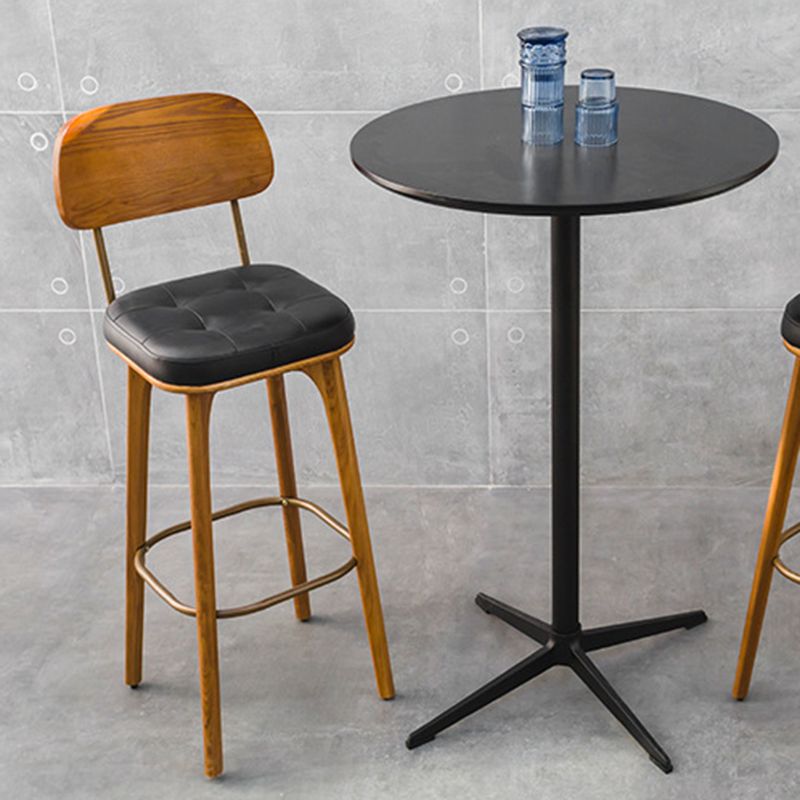 Industrial Style Armless Barstool Leather 30-inch Seat Height Counter Stools Clearhalo 'Bar Furniture' 'Bar Stools' 'bar_stools' 'furn' 'furn_bar_stools' 'furniture_bar_stools' 'Kitchen & Dining Furniture' 'kitchen&dining_furn' 'kitchen' 'kitchen_furn' Furniture' 1200x1200_de98d0f3-993e-4d1c-965d-09d26bd86bea