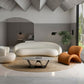 Table basse ovale abstraite en ardoise ou table de bout
