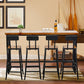 Industrial Rectangle Indoor Bar Dining Table Brown Pine Bistro Table Fixed Table Clearhalo 'Bar Furniture' 'Bar Tables' 'bar_tables' 'furn' 'furn_bar_tables' 'Furniture' 'furniture_bar_tables' 'Kitchen & Dining Furniture' 'kitchen&dining_furn' 'kitchen' 1200x1200_de9abe05-bd06-47f4-909d-cd972cf65186