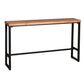 Industrial Style Bar Table Solid Wood Top Bistro Table with Trestle Base Clearhalo 'Bar Furniture' 'Bar Tables' 'bar_tables' 'furn' 'furn_bar_tables' 'Furniture' 'Kitchen & Dining Furniture' 1200x1200_de9c3952-f6b0-4b05-bb1f-5f5310e4a533