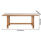 Solid Wood Rectangle Dining Table Modern Contemporary Kitchen Wood Table with Trestle Base Clearhalo ' dining_table' 'Dining Tables & Seating' 'Dining Tables' 'Furniture' 'furniture_dining_table' 'Kitchen & Dining Furniture' 'kitchen&dining_furn' 'kitchen' 'kitchen_dining_table' 1200x1200_de9e1e07-5447-42dd-a662-c5c69b30a03f
