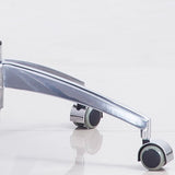 コンテンポラリーアームチェア固定腕の調整可能なシートの高さホイールオフィスチェア