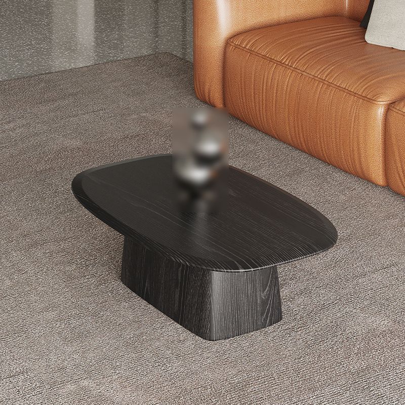 Pedestal Coffee Table Black Solid Wood Coffee Cocktail Table Clearhalo 'Coffee & Accent Tables' 'Coffee Tables' 'coffee_tables' 'furn' 'furn_coffee_tables' 'Furniture' 'Living Room Furniture' 1200x1200_dea30d96-0a9b-47ee-9227-d29d6a0753c6
