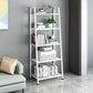 Modern Style Ladder Bookshelf Open Back Metal Bookcase for Home Clearhalo 'Bookcases' 'furn' 'furn_bookcases' 'Furniture' 'Office Furniture' 1200x1200_dea342d0-4a5c-4e0c-b192-611552e0c9cf