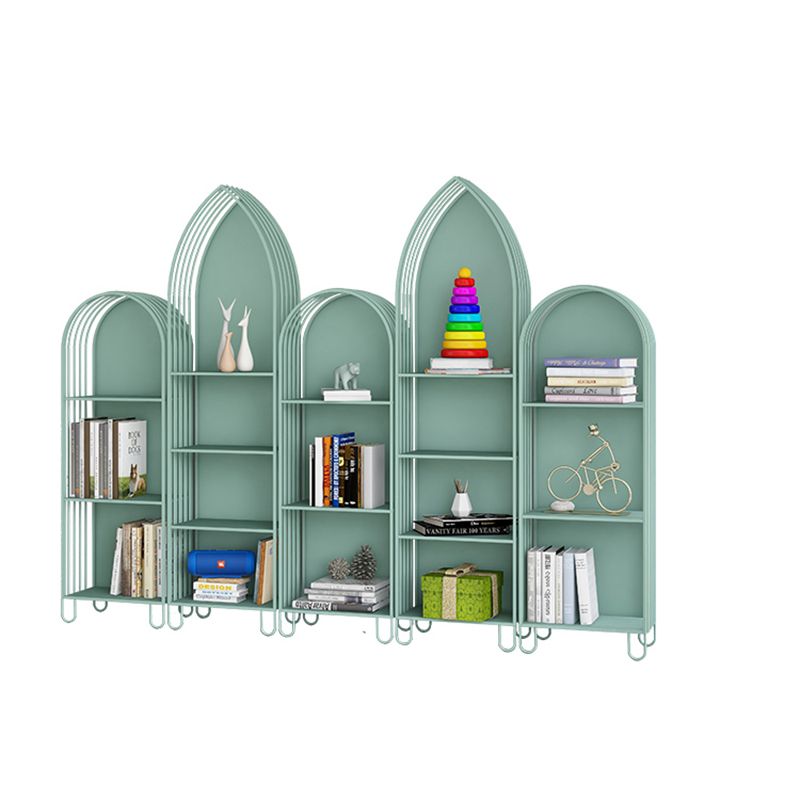 Modern Style Standard Bookshelf Closed Back Metal Bookcase for Home Clearhalo 'Bookcases' 'furn' 'furn_bookcases' 'Furniture' 'furniture_bookcases' 'Office Furniture' 1200x1200_dea4189d-cea5-4046-8246-7b6fb5f5b198