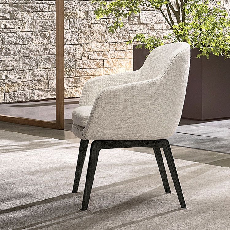 Gepolsterte Küche Essstühle Industrial Style Essstuhl mit schwarzen Beinen