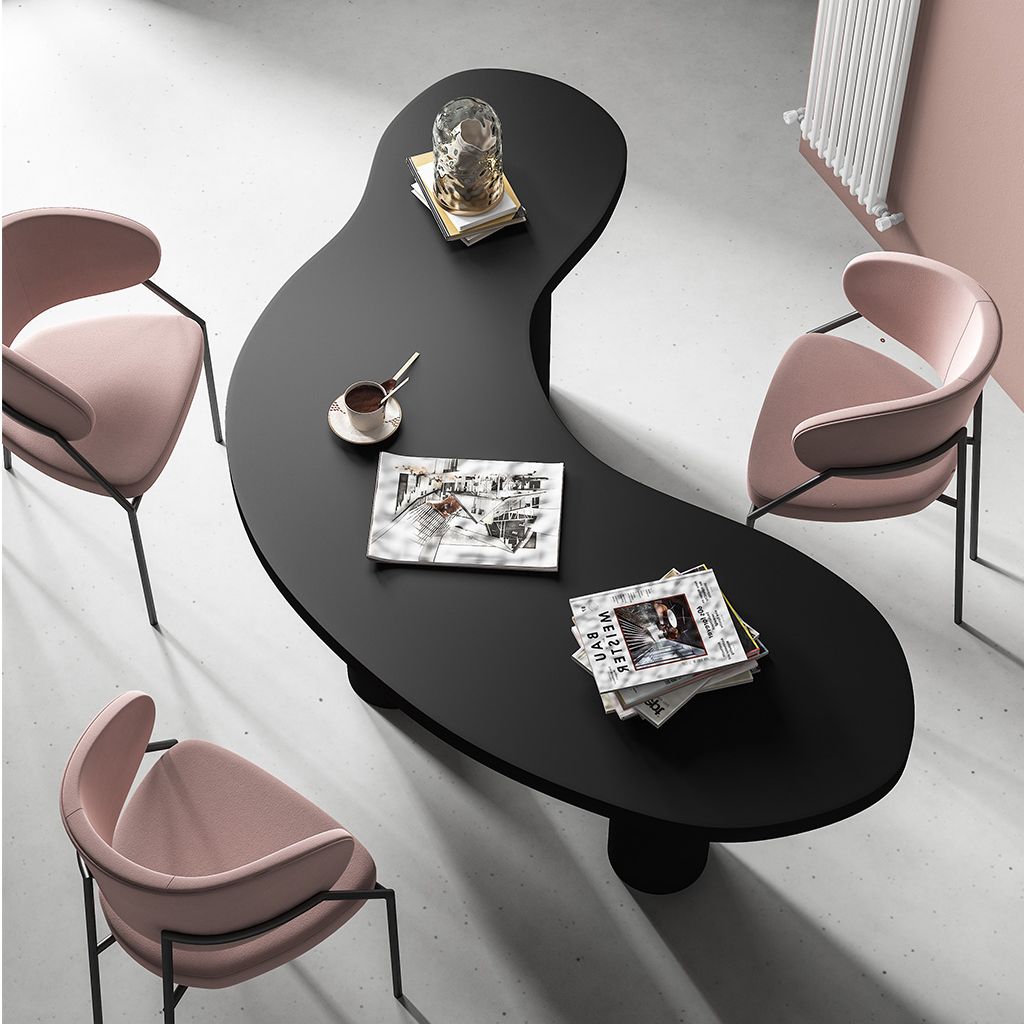 Modern Solid Wood Dining Table 3 Legs Dining Table for Dining Room Clearhalo 'Dining Tables & Seating' 'Dining Tables' 'dining_table' 'furn' 'furn_dining_table' 'Furniture' 'furniture_dining_table' 'Kitchen & Dining Furniture' 'kitchen' 'kitchen_dining_table' 1200x1200_dea66710-c043-4b5c-a438-a27d31b21751