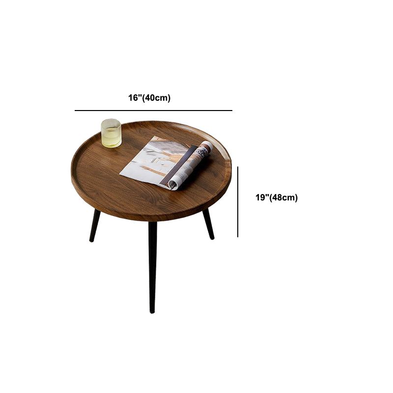 Modern Wood Coffee Table Four-Leg Accent Table in White/Brown/Black Clearhalo 'Coffee & Accent Tables' 'Coffee Tables' 'coffee_tables' 'furn' 'furn_coffee_tables' 'Furniture' 'Living Room Furniture' 1200x1200_dea82b28-7090-4799-92bf-c9610e695df0