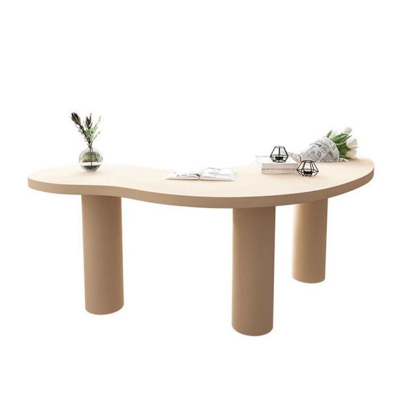 Contemporary Free Form Office Desk Pine Writing Desk for Home Clearhalo 'furn' 'furn_office_desk' 'Furniture' 'Office Desks' 'Office Furniture' 'office_desk' 1200x1200_dea89352-5877-420d-9a01-80ac552237c9