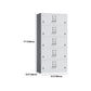 Contemporary Style Steel Wardrobe White Colour Wardrobe Closet with Locks