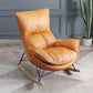 Ergonomic with Ottoman Rocker Chair with Padded Seat Rocking Chair Spindle