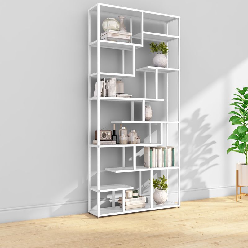 Industrial Metal Etagere Bookshelf Open Iron Bookshelf for Home Office Clearhalo 'Bookcases' 'furn' 'furn_bookcases' 'Furniture' 'furniture_bookcases' 'kitchen' 'kitchen_bookcases' 'Living Room Furniture' 'Office Furniture' 1200x1200_deab5e06-6f46-4e35-8cfe-8a43cb47dabf