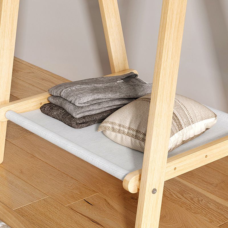 Modern Coat Rack Wooden Shelf Storage Coat Hanger in Bedroom Room Clearhalo 'Entry & Mudroom Furniture' 'furn' 'furn_hall_tree_coat_racks' 'Furniture' 'Hall Trees & Coat Racks' 'hall_tree_coat_racks' 1200x1200_deac2fff-4eac-4f5e-aadb-36d5330cc291