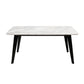 Sintered Stone White Dining Table Retro Modern 4 Legs Table for Dining Room Clearhalo ' dining_table' 'Dining Tables & Seating' 'Dining Tables' 'furn' 'furn_dining_table' 'Furniture' 'furniture_dining_table' 'Kitchen & Dining Furniture' 'kitchen&dining_furn' 'kitchen' 'kitchen_dining_table' 1200x1200_dead0fef-bbe1-4e26-b75a-e8f8eea6e276