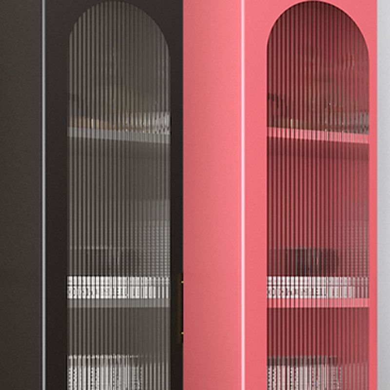 Moderne geschlossene Buchhandelshandel Standard -Metall -Bücherregal mit Regalen