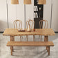Rectangle Wood Color Dining Table Solid Wood Table Modern Style with 4 Legs Clearhalo ' dining_table' 'Dining Tables & Seating' 'Dining Tables' 'Furniture' 'furniture_dining_table' 'Kitchen & Dining Furniture' 'kitchen&dining_furn' 'kitchen' 'kitchen_dining_table' 1200x1200_deb0f850-d0c2-4497-a041-7e591094ea66