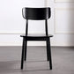 Contemporary Style Chair Armless Chair for Kitchen with Wood Legs