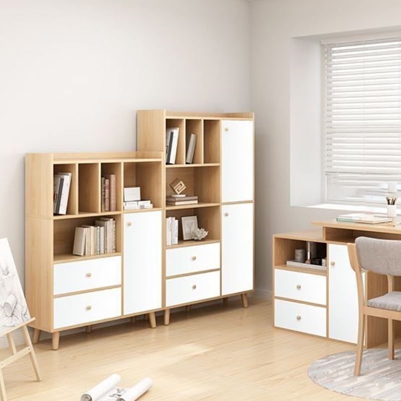 Libreria moderna per finiture opache in legno Bookcase con archiviazione dei cassetti